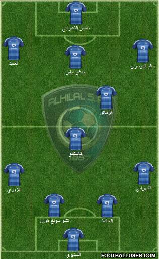 Al-Hilal (KSA) Formation 2013