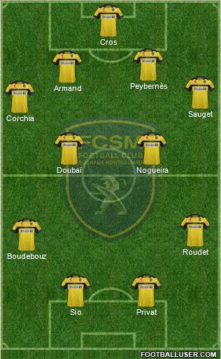 FC Sochaux-Montbéliard Formation 2013