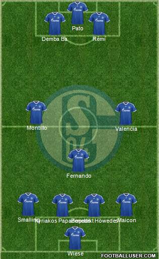 FC Schalke 04 Formation 2013