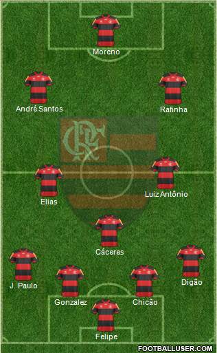 CR Flamengo Formation 2013