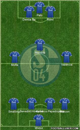 FC Schalke 04 Formation 2013