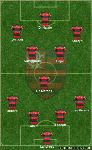 CR Flamengo Formation 2013