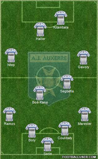 A.J. Auxerre Formation 2013