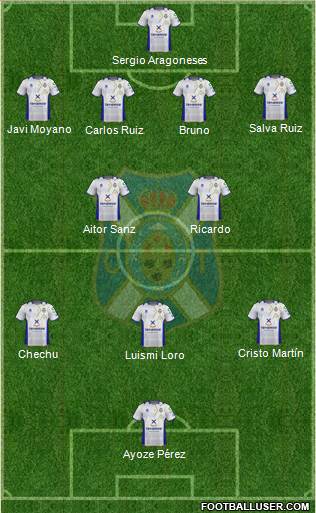 C.D. Tenerife S.A.D. Formation 2013