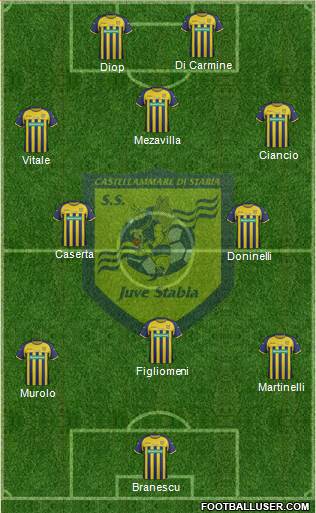 Juve Stabia Formation 2013