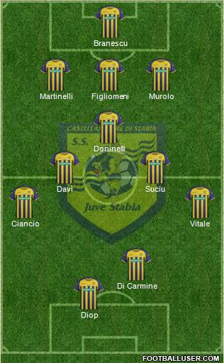 Juve Stabia Formation 2013