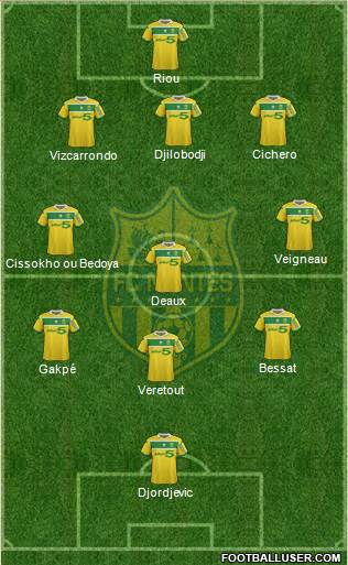 FC Nantes Formation 2013