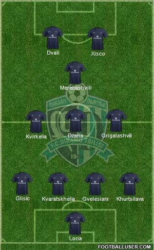 Dinamo Tbilisi Formation 2013