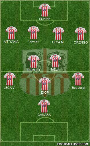 Athletic Club Ajaccien Football Formation 2013