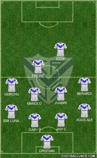 Vélez Sarsfield Formation 2013