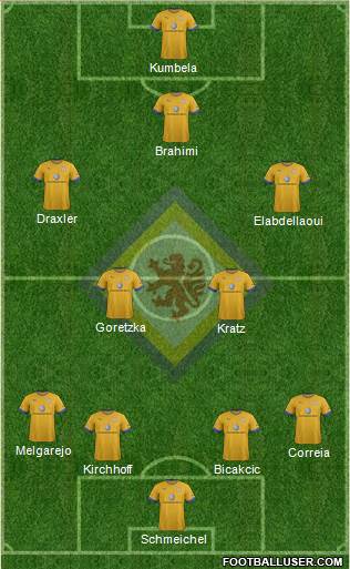 Braunschweiger TSV Eintracht Formation 2013