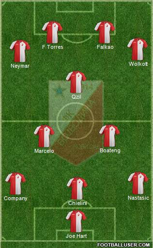 FK Vojvodina Novi Sad Formation 2013