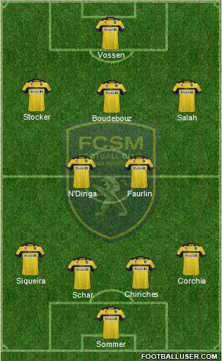 FC Sochaux-Montbéliard Formation 2013