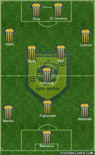 Juve Stabia Formation 2013