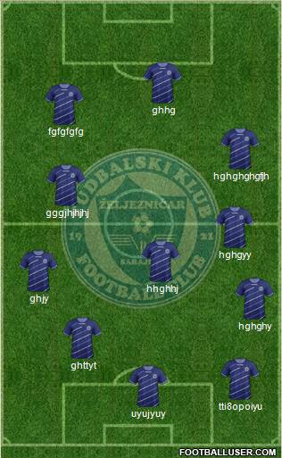 FK Zeljeznicar Sarajevo Formation 2013