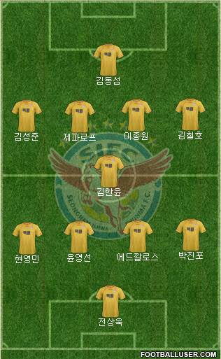 Seongnam Ilhwa Chunma Formation 2013