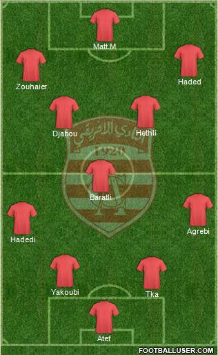 Club Africain Tunis Formation 2013