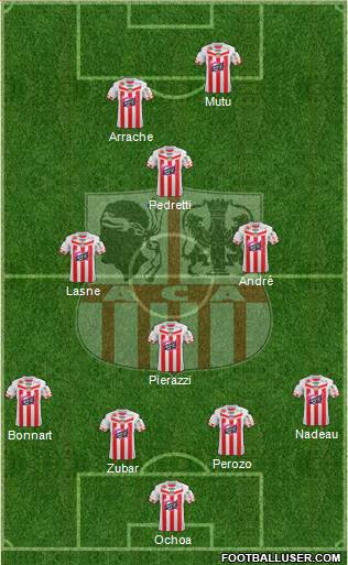 Athletic Club Ajaccien Football Formation 2013