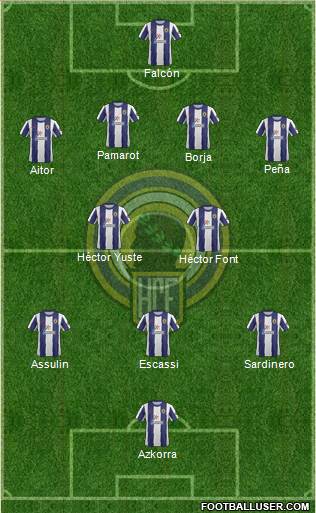 Hércules C.F., S.A.D. Formation 2013