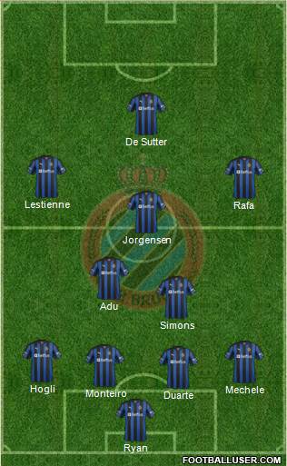 Club Brugge KV Formation 2013