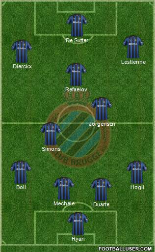 Club Brugge KV Formation 2013