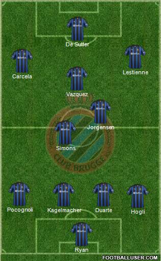 Club Brugge KV Formation 2013