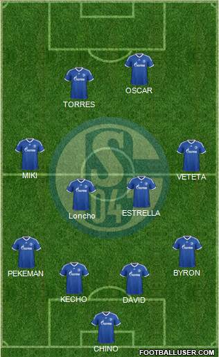 FC Schalke 04 Formation 2013