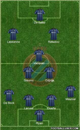 Club Brugge KV Formation 2013