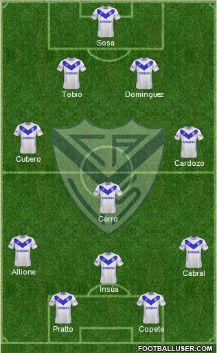 Vélez Sarsfield Formation 2013