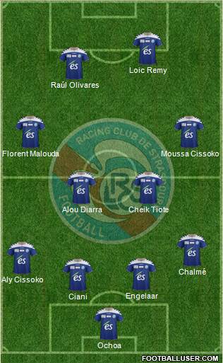 Racing Club de Strasbourg-Football Formation 2013