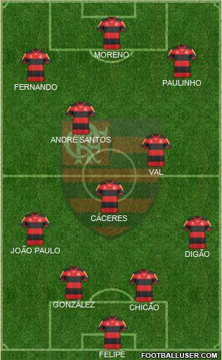 CR Flamengo Formation 2013