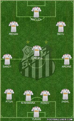 Santos FC Formation 2013