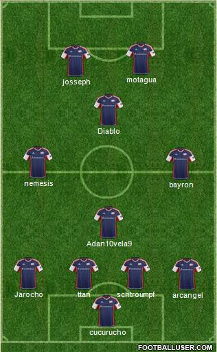 New England Revolution Formation 2013