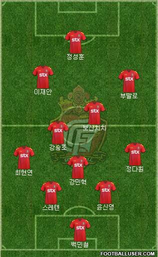 Gyeongnam FC Formation 2013