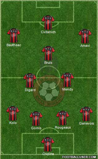 OGC Nice Côte d'Azur Formation 2013