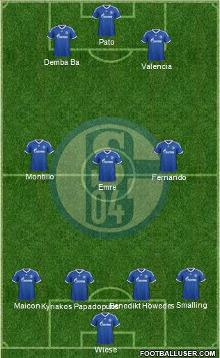 FC Schalke 04 Formation 2013