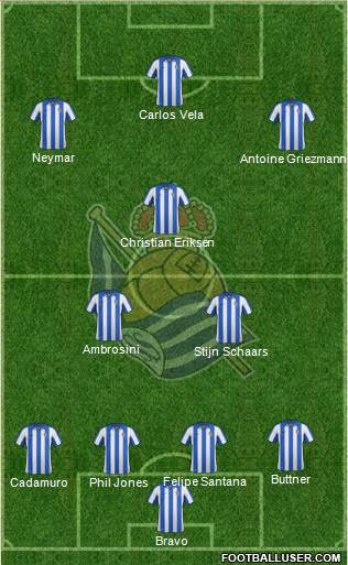 Real Sociedad S.A.D. Formation 2013