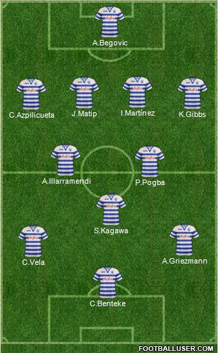 Queens Park Rangers Formation 2013