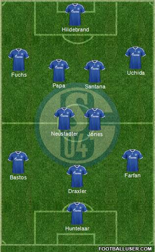 FC Schalke 04 Formation 2013