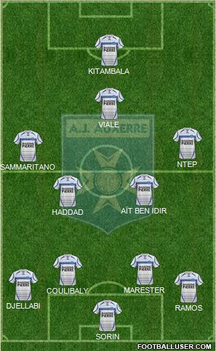 A.J. Auxerre Formation 2013