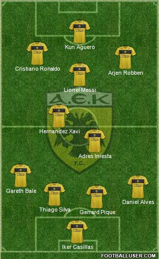 AEK Athens Formation 2013