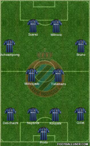 Club Brugge KV Formation 2013