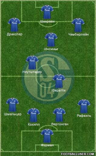 FC Schalke 04 Formation 2013