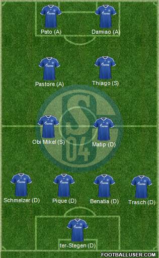 FC Schalke 04 Formation 2013