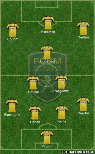 FC Sochaux-Montbéliard Formation 2013