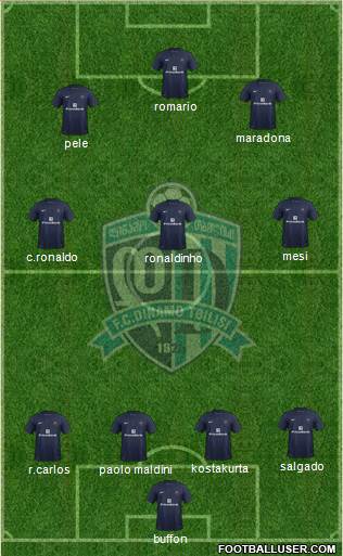 Dinamo Tbilisi Formation 2013