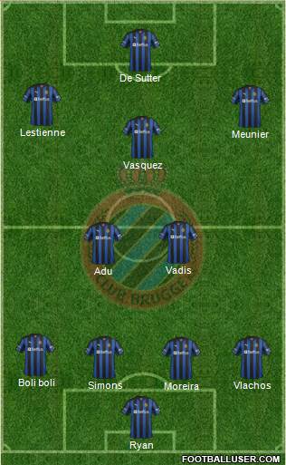 Club Brugge KV Formation 2013