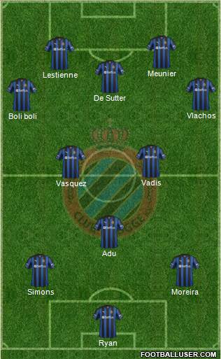 Club Brugge KV Formation 2013