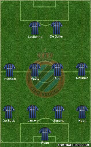 Club Brugge KV Formation 2013