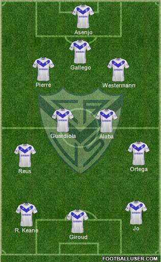 Vélez Sarsfield Formation 2013